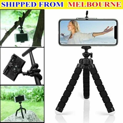 $7.99 • Buy NEWCamera Phone Holder Flexible Octopus Mini Tripod Bracket Stand For IPhone