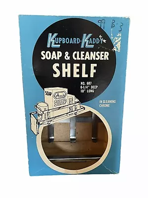 Vintage Kupboard Kaddy 1965 Mid-century Modern NIB Kitchen Cupboard Soap Caddy • $13.99