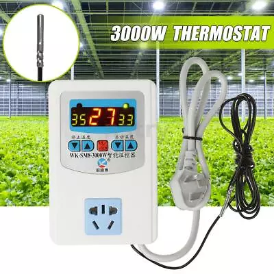 $19.99 • Buy Pet Reptile Incubator Digital Temperature Controller Thermostat Temp Control AU