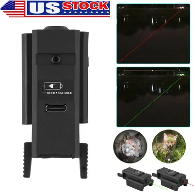 Green/Red USB Laser Sight Flashlight Rechargeable 20mm For 17 Taurus G2C • $13.29