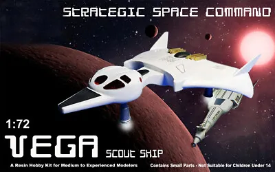 Vega Scout Ship 1/72 Scale Model Kit UFO Mystery Ship 18SFP220 • £163.53
