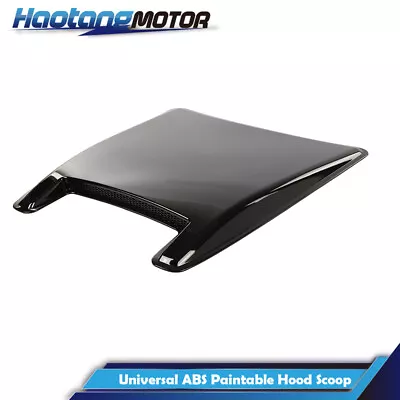 Universal Fit For Camaro Mustang Challenger Sliverado Glossy Black Hood Scoop • $49.80