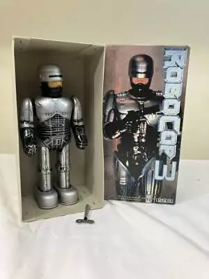 Japanese Tin Toy Robocop Vintage Doll Wind-up Type Billiken Shokai Free Shipping • $191.44