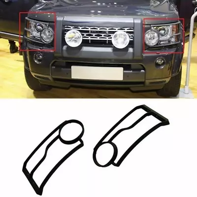 For Land Rover Discovery 4 LR4 2010-2013 Black Front Headlight Lamp Guard Cover • $199