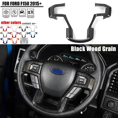 Interior Car Steering Wheel Cover Trim Frame For Ford F150 2015 2016-2020 Molded • $18.49