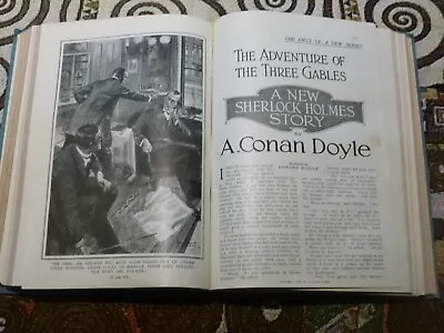 The Strand Magazine Sherlock Holmes 1st Edition LXXII 1926 Mane Soldier Gables • $536.75