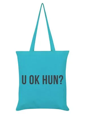 Tote Bag U OK Hun? Azure Blue 38x42cm • £5.99