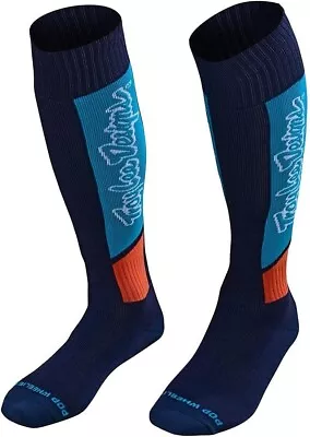 Troy Lee Designs TLD YOUTH GP MX Thick Socks Vox Navy Blue MD/LG • $15