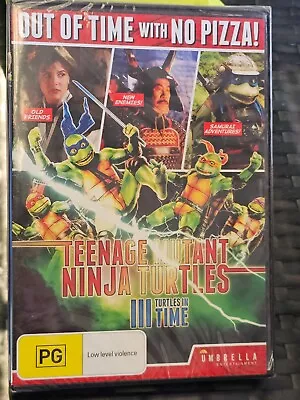Teenage Mutant Ninja Turtles III 3 Turtles In Time TMNT DVD Movie Factory Sealed • $7.95