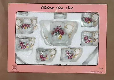 Vintage 10piece Mini Tea Set Flower Ranger Int. Corp. New In Box Item B1 • $29.99