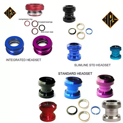 Hps Pro Stunt Scooter Integrated & Standard Sealed Bearing Headset 1 1/8  • £14.99