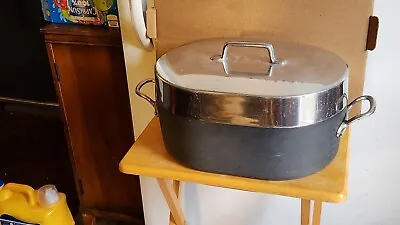 Vtge 3-pc Wagner Ware Magnalite GHC Dutch Oven Anodized 15.5 USA • $40