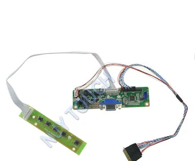 VGA LVDS LCD Controller Board Kit For N156B6-L0B N156BGE-L21 1366x768 LCD Screen • $17.99