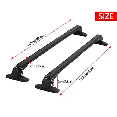 43.3  Roof Rack Cross Bar Luggage Carrier Bar W/ Lock For Toyota Camry 2012-2021 • $56.89