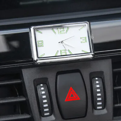 1x Car Clock Mini Luminous Quartz Analog Watch Stick On Dashboard Accessories • $12.08