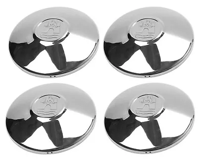 $94.95 • Buy Set Of 4 Chromed Wolsfburg Hubcap For LATE VW Beetle Bus Bug Ghia Type-3 Vanagon