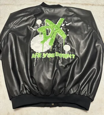 Vintage Steve & Barry's WWE DX “ARE YOU DOWN” Varsity Jacket Men Size XL *RARE* • $119.99