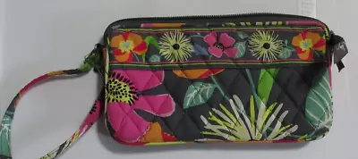 Vera Bradley Jazzy Blooms Purse Bag Wristlet Quilted • $9.95