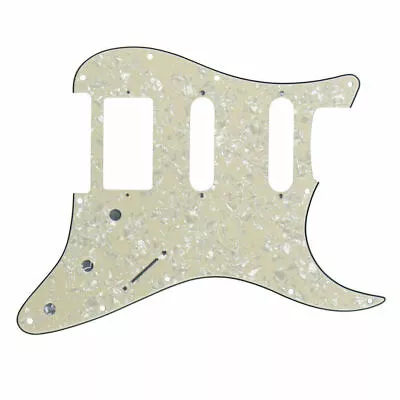 £37.17 • Buy New Pickguard STRATOCASTER HSS Aged Perles White For Guitar STRAT