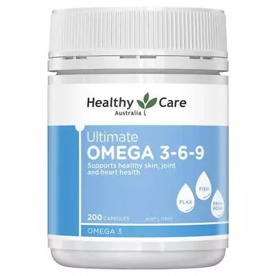 Healthy Care Ultimate Omega 3-6-9 200 Capsules • $22.49