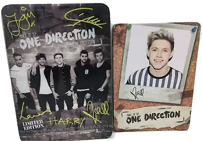 £15.74 • Buy ONE DIRECTION 2 Tins, Brick Wall Decorative Metal Make-up Boxes