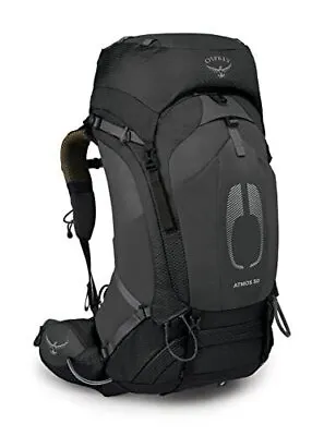 Osprey Atmos AG 50 Men's Backpacking BackpackBlack Small/Medium OSP-10003554 • $315