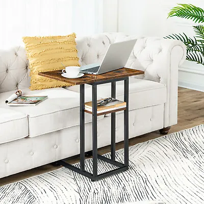 £32.99 • Buy HOOBRO C Shaped Side Table Foldable Sofa Coffee Table Bedside Snack Table 