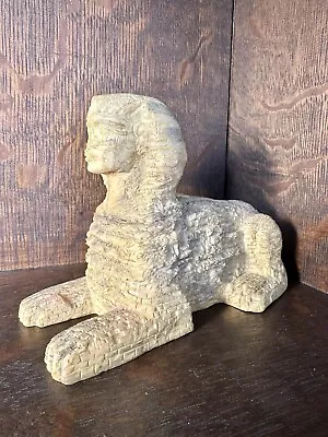 Vintage Resin Figurine Egypt Sphinx Ancient Egypt Pharaoh Souvenir • $14.99