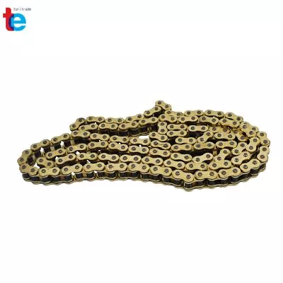 Gold 530x150 O-Ring Drive Chain Motorcycle 530 Pitch 150 Links 8200# Tensile • $39.92