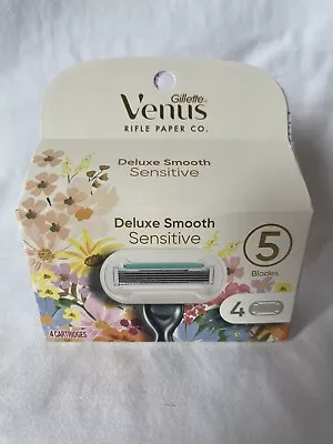 Venus Deluxe Smooth Sensitive Razor 5 Blades 4ct. Refills (Pack Of 2) • $19.87