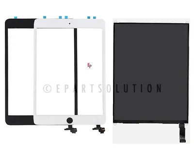 NEW IPad Mini 1 2 3 LCD Display Digitizer Touch Screen Glass Lens Black White • $13.95