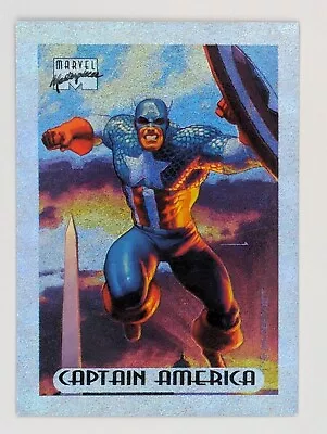 1994 Marvel Masterpieces #1 Captain America Limited Edition Holofoil • $15