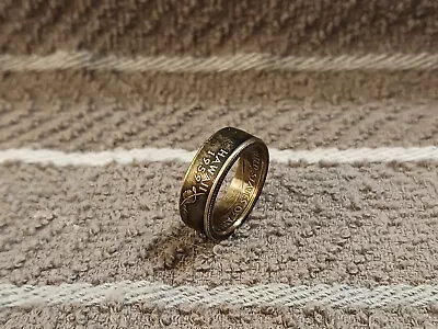 Hawaii Handcrafted Washington Quarters Coin Ring Size 7 1/2  2008 • $16.50