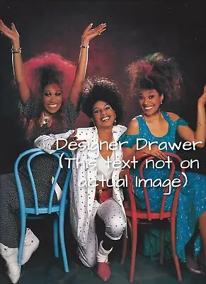 The Pointer Sisters 1990's Vintage Photo In Chairs • $12.95