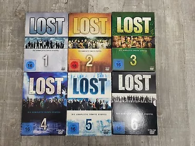 Lost  1-6 Dvd 1+2+3+4+5+6 Staffel • £26.93