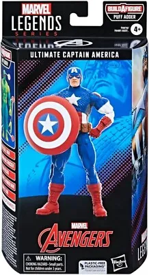 Marvel Legends Puff Adder BAF Wave - Ultimate Captain America Action Figure • £21.99