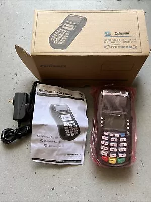 Hypercom Optimum T4220 Credit Card POS Terminal  Reader With Box • $14.95