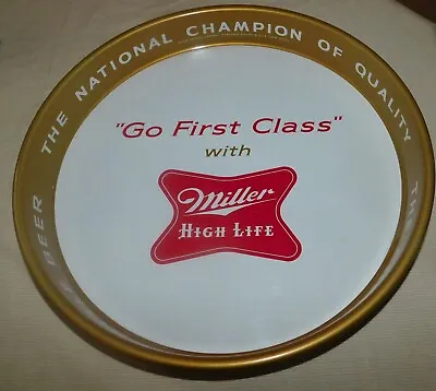 Miller High Life Metal Beer Metal Bar Tray The Champagne Of Beers • $24.95