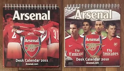 £9.99 • Buy Collectable 2 Arsenal Desk Calendars 2010 & 2011 Collectors Football Memorabilia