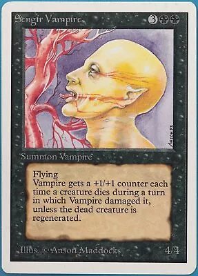 Sengir Vampire Unlimited PLD Black Uncommon MAGIC MTG CARD (ID# 442609) ABUGames • $14.06
