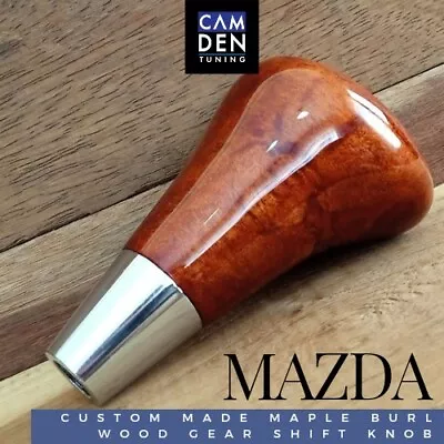 MAZDA Miata Maple Burl Wood Gear Shift Knob For  Automatic Transmission • $64.99