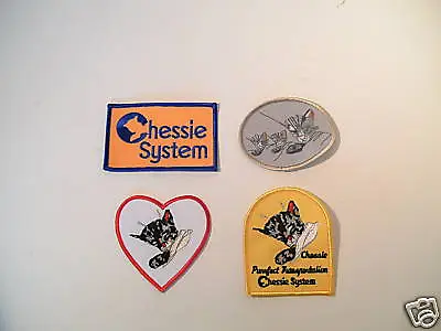 Chessie Cat Embroidered Patches (group #2) • $32.47