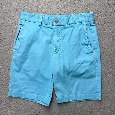 Vineyard Vines Shorts Mens 30 Blue Breaker Flat Front Golf Casual Outdoor • $17.95