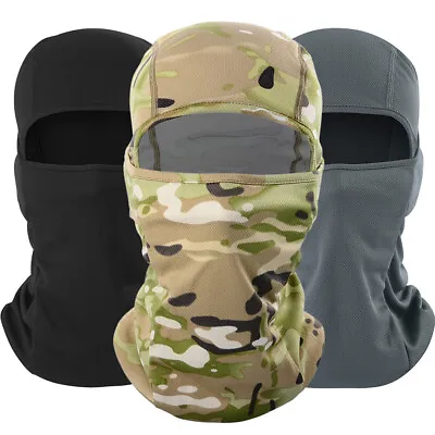 Tactical Balaclava Airsoft Shooting Bicycle Camo Hat Helmet Liner Full Face Mask • $5.99