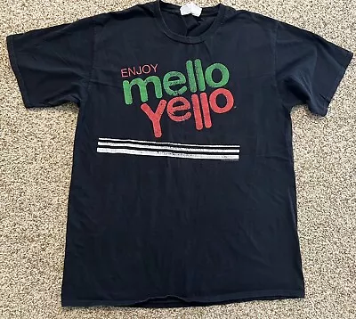 Port & Company Men’s Short Sleeve T-Shirt Size L Enjoy Mello Yello  • $10.99