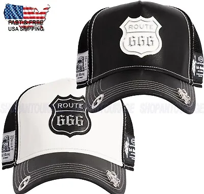 Red Monkey Route 666 New Limited Edition Unisex Trucker Hat Cap RM1464 |2 Colors • $48.30