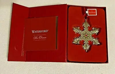 $31 • Buy Waterford Annual Snowflake Christmas Ornament 2015 (40009156) Never Displayed
