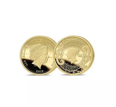 2019 Gold New Zealand Quarter Sovereign - 2g 22k - Queen Victoria Elizabeth II • $224.99