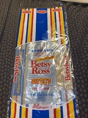 5-Vintage Betsy Ross Buttermilk Bread Bag Unused NOS Gay 90’s Loaf Advertising • $7