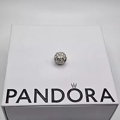 Genuine Pandora Pink Enamel Cherry Blossom Clip Charm ALE 925 #791826EN40 • £28